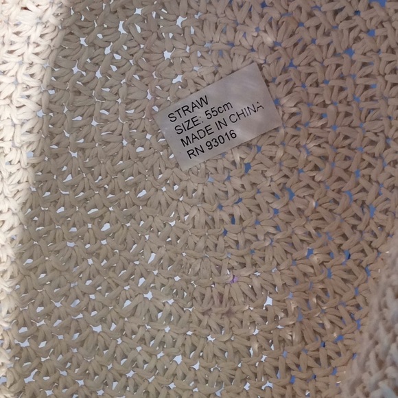 Little girl straw hat - Picture 3 of 10